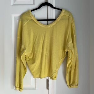 Free People Movement Open Back Shirt